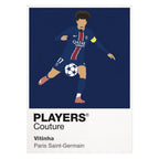 Vitinha PSG Icon Frame — White