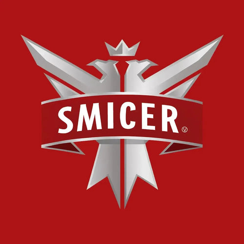 Vladimir Smicer Logo Men's Hoodie – red close-up detail shot of the Vladimir Smicer Players Couture logo design
