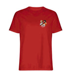 Rudi Voller & Frank Rijkaard t-shirt – red men's t-shirt with white Rudi Voller & Frank Rijkaard letters and Players Couture