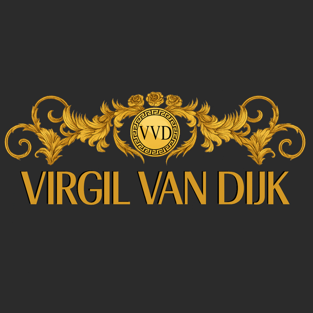 Virgil Van Dijk VVD Logo Players Couture Mens T-Shirt