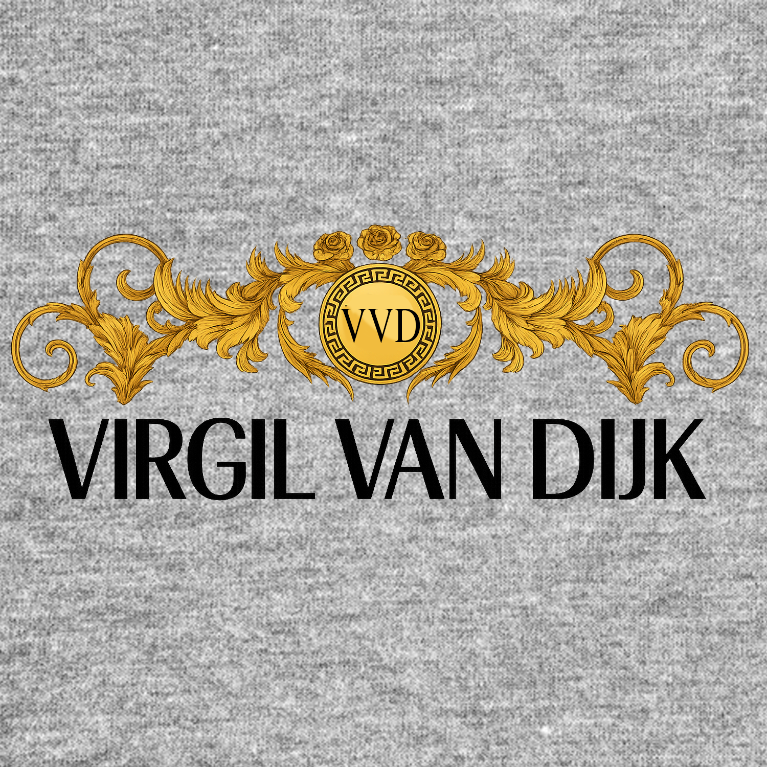 Virgil Van Dijk VVD Logo Players Couture Mens T-Shirt