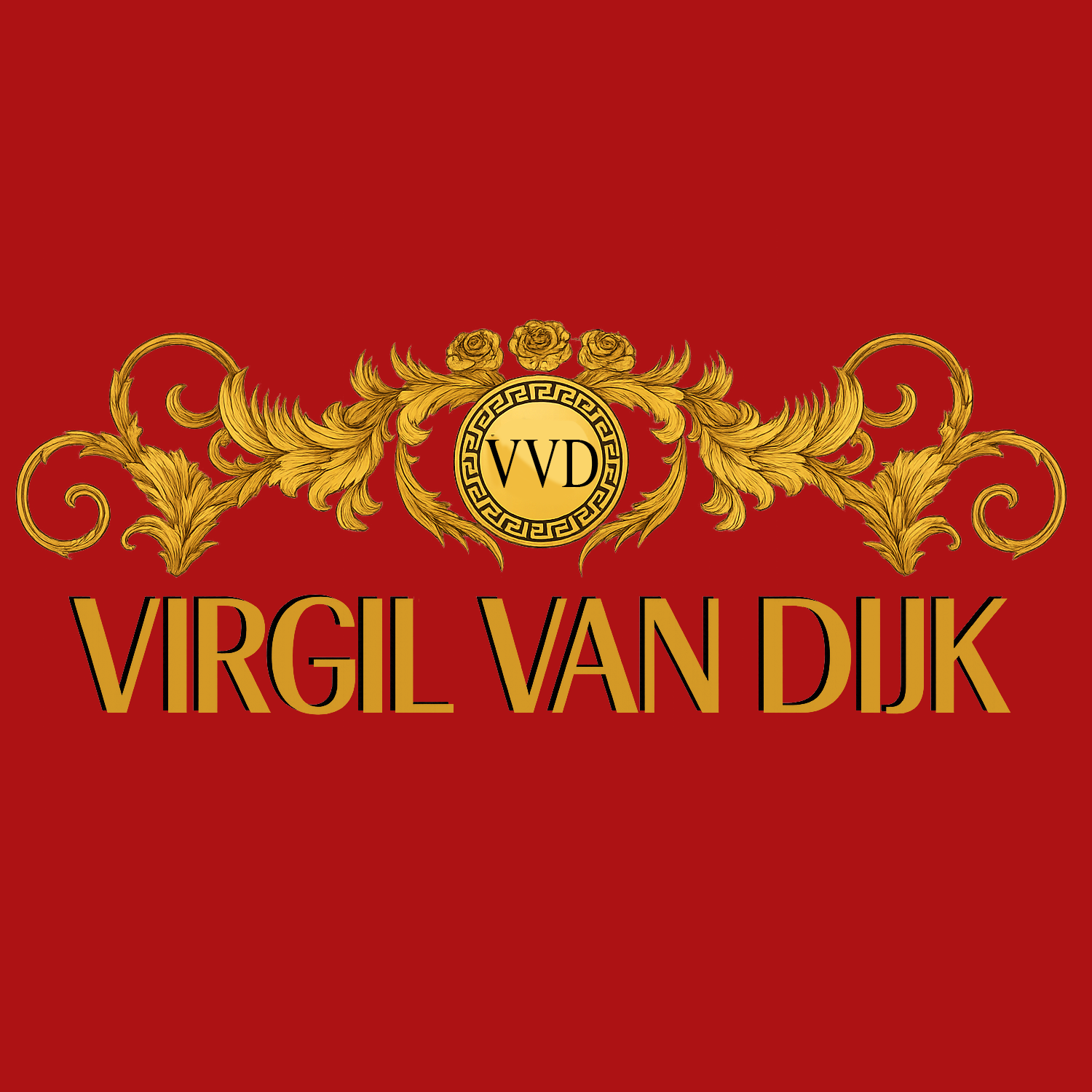 Virgil Van Dijk VVD Logo Players Couture Mens T-Shirt