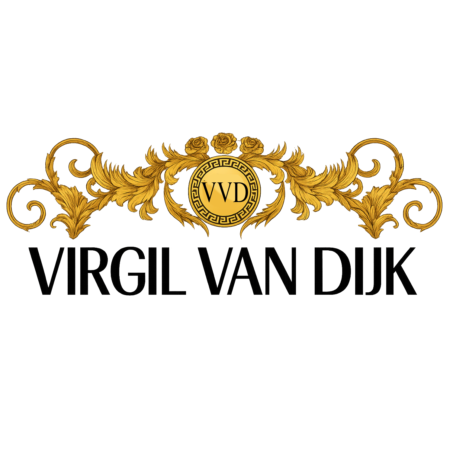 Virgil Van Dijk VVD Logo Players Couture Mens T-Shirt