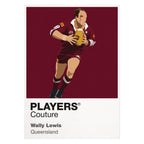 Wally Lewis Queensland rugby league hoodie white