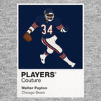 Walter Payton Bears American Football Icon Frame Men's Hoodie