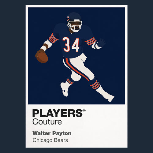 Walter Payton Bears American Football Icon Frame - Icon Design