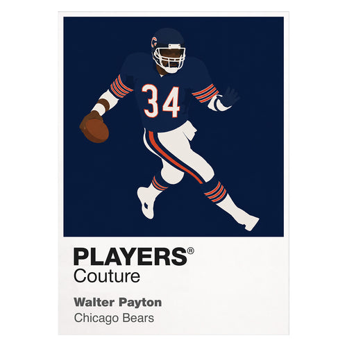 Walter Payton Bears American Football Icon Frame - Icon Design (View 9)
