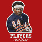 Walter Payton Badge Players Couture Men's Hoodie