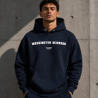Washington Wizards name-print hoodie - navy