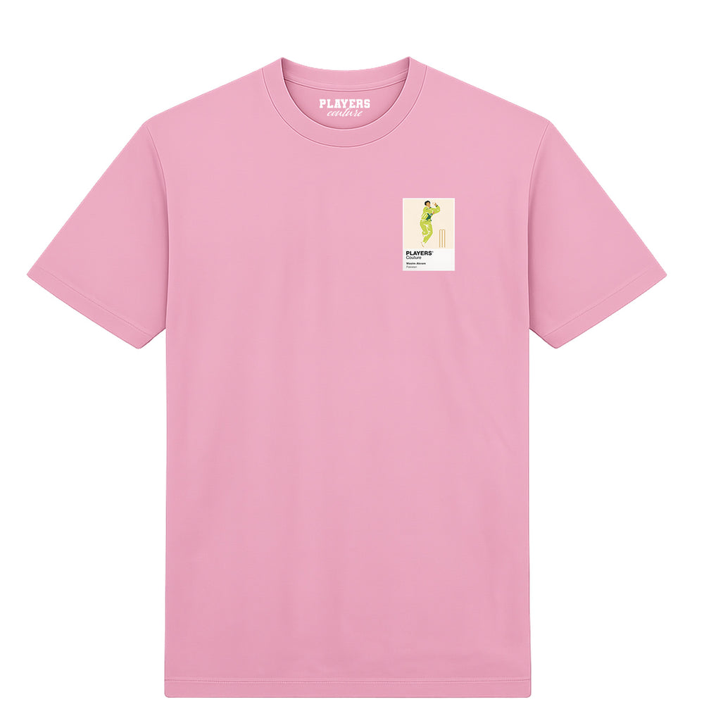 Wasim Akram Cricket Icon Frame Men's T-Shirt