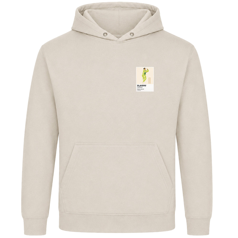 Wasim Akram Cricket Icon Frame Men's Hoodie