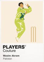 Wasim Akram Cricket Icon Frame Men's Hoodie
