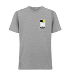 Watford Monopoly Card t-shirt – close-up of white Watford Monopoly Card lettering and Players Couture logo on the chest