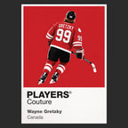 Wayne Gretzky Canada 1 Ice Hockey Icon Frame Men's Hoodie – image 9
