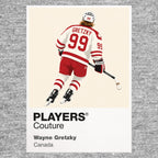 Wayne Gretzky Canada 2 Ice Hockey Icon Frame Men's Hoodie – image 6