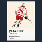 Wayne Gretzky Canada 2 Ice Hockey Icon Frame Men's Hoodie – image 1