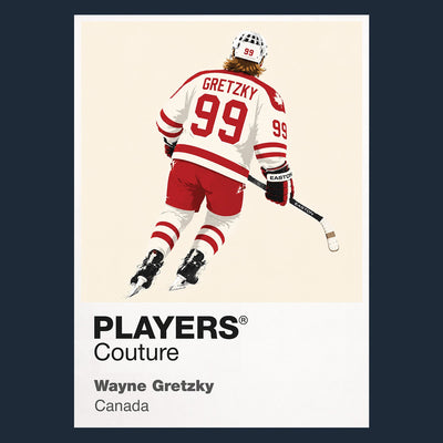 Wayne Gretzky Canada 2 Ice Hockey Icon Frame Men's Hoodie – image 1