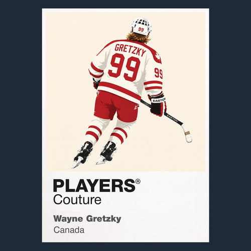 Wayne Gretzky Canada 2 Ice Hockey Icon Frame Men's Hoodie – image 1