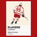 Wayne Gretzky Canada 2 Ice Hockey Icon Frame Men's Hoodie – image 7