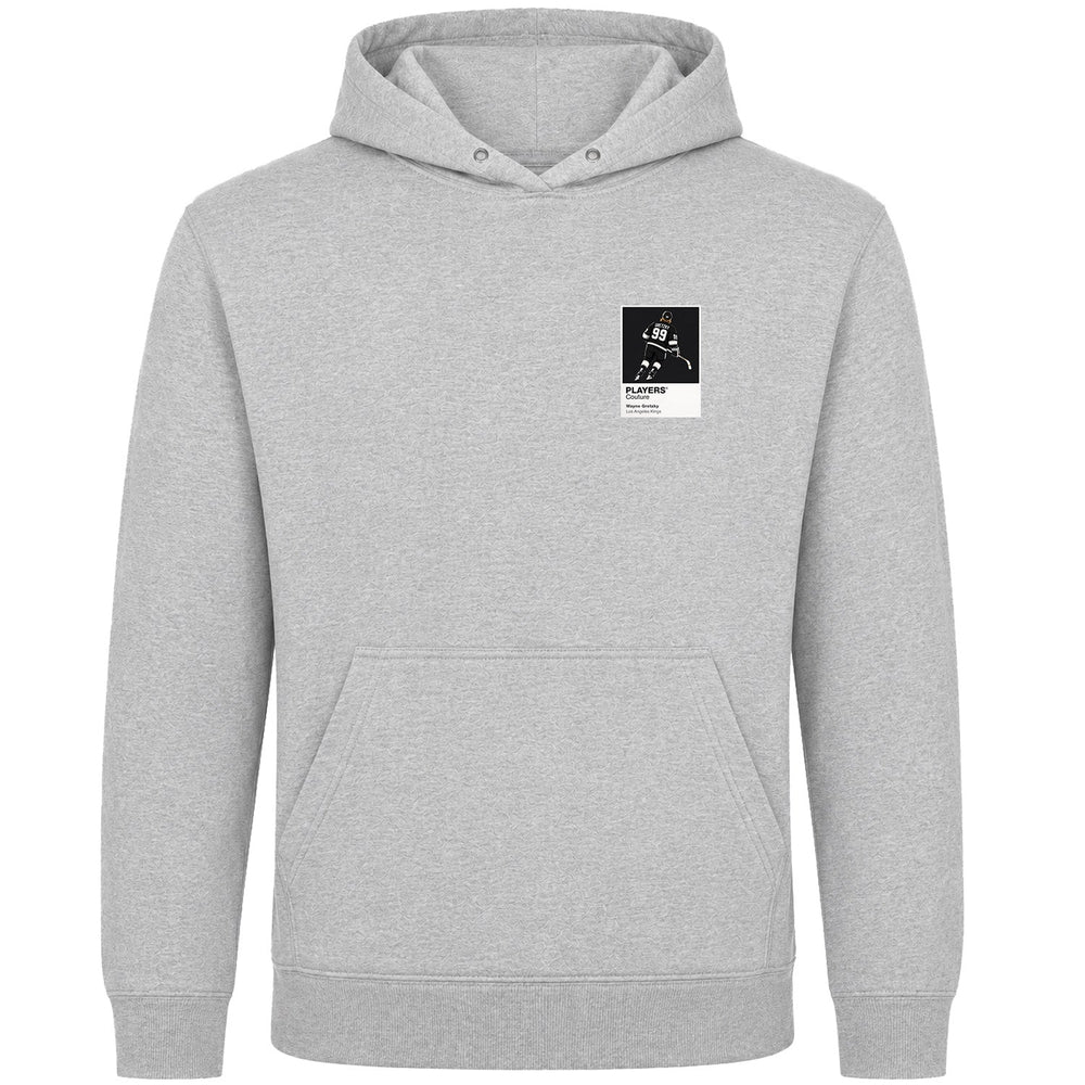 Wayne Gretzky Kings 1 Ice Hockey Icon Frame Men's Hoodie – image 5