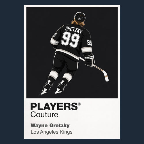 Wayne Gretzky Kings 1 Ice Hockey Icon Frame Men's Hoodie – image 1