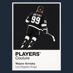 Wayne Gretzky Kings 1 Ice Hockey Icon Frame Men's T-Shirt – image 8