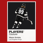 Wayne Gretzky Kings 1 Ice Hockey Icon Frame Men's Hoodie – image 7
