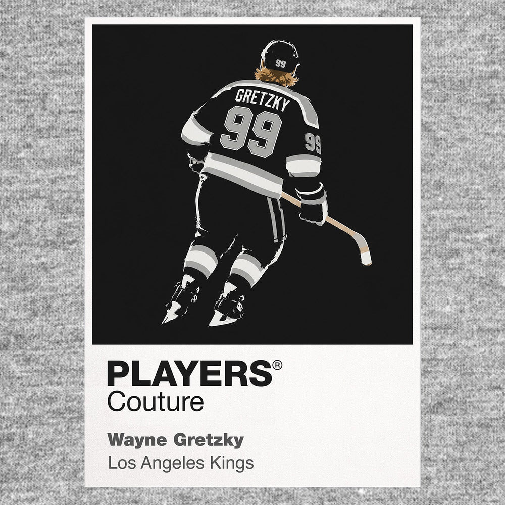Wayne Gretzky Kings 2 Ice Hockey Icon Frame Men's Hoodie – image 6