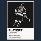 Wayne Gretzky Kings 2 Ice Hockey Icon Frame Men's Hoodie – image 1