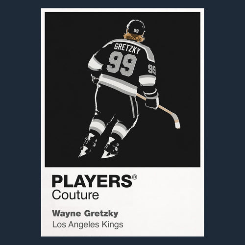Wayne Gretzky Kings 2 Ice Hockey Icon Frame Men's Hoodie – image 1