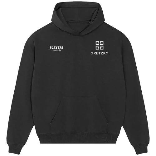 Wayne Gretzky hoodie – black men's hoodie featuring the Wayne Gretzky Players Couture logo