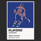 Wayne Gretzky Oilers 1 Ice Hockey Icon Frame Men's Hoodie – image 9