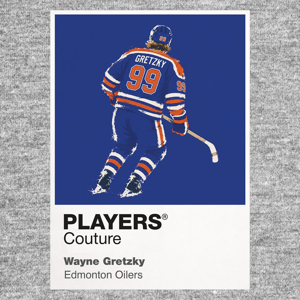 Wayne Gretzky Oilers 1 Ice Hockey Icon Frame Men's Hoodie – image 6