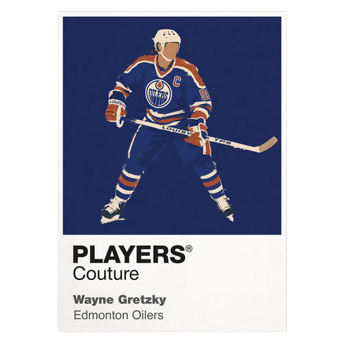 Wayne Gretzky Oilers 2 Ice Hockey Icon Frame Men's T-Shirt – image 1
