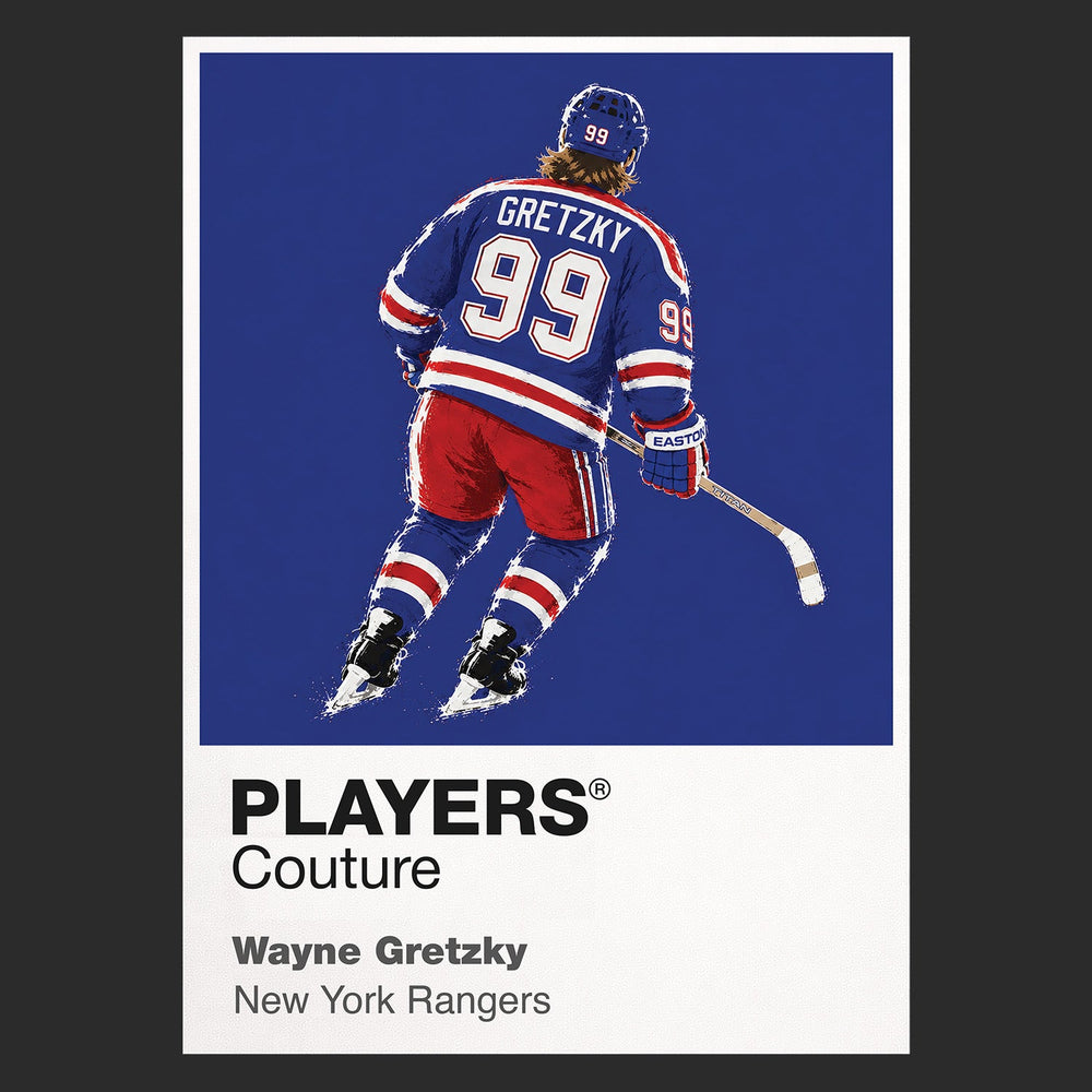 Wayne Gretzky Rangers Ice Hockey Icon Frame Men's Hoodie – image 9