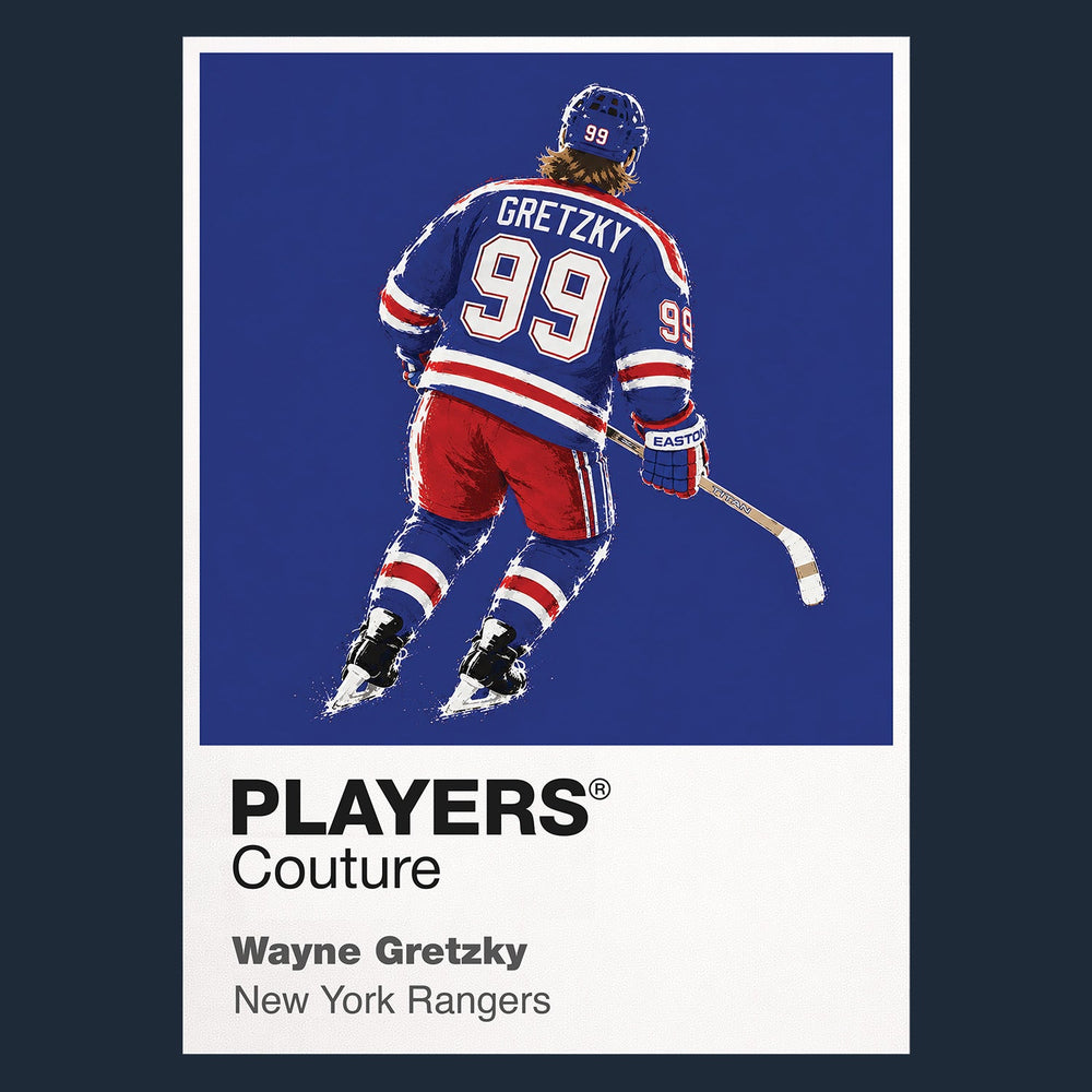 Wayne Gretzky Rangers Ice Hockey Icon Frame Men's Hoodie – image 1
