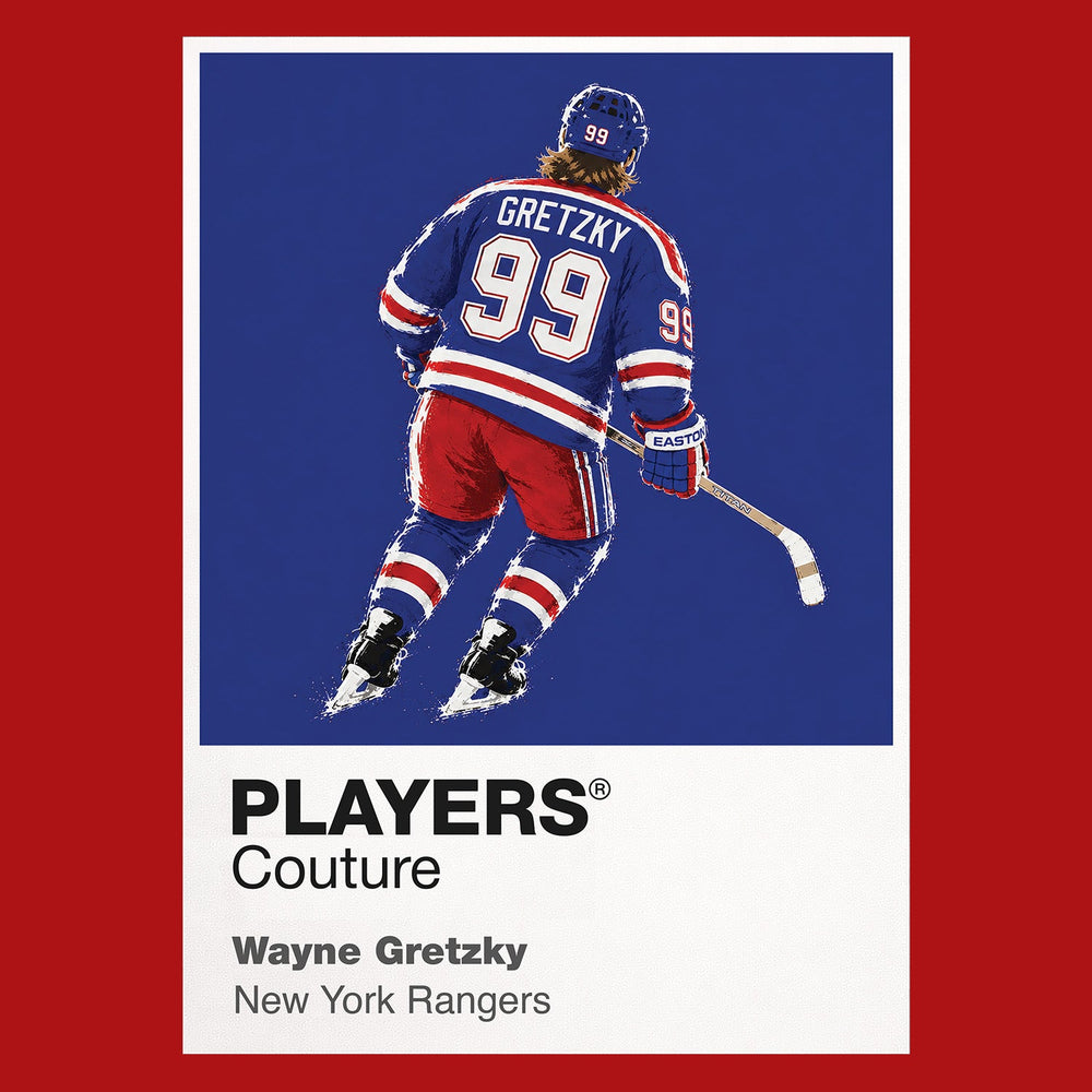 Wayne Gretzky Rangers Ice Hockey Icon Frame Men's Hoodie – image 7