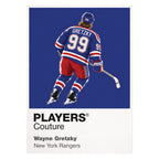 Wayne Gretzky Rangers Ice Hockey Icon Frame Men's T-Shirt – image 1