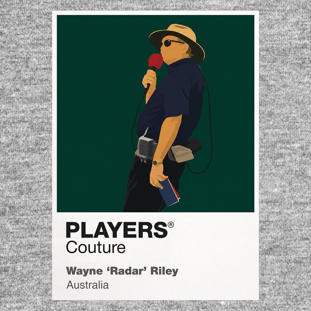 Wayne Radar Riley Golf Icon Frame Men's Polo Shirt