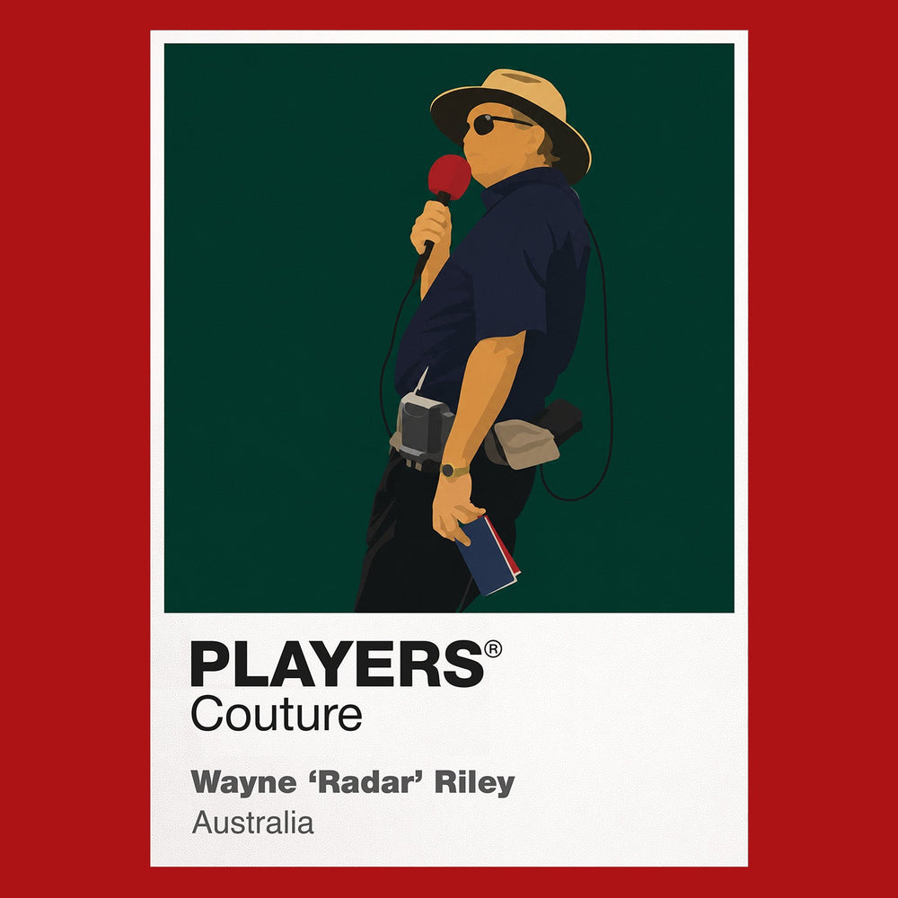 Wayne Radar Riley Golf Icon Frame Men's Polo Shirt