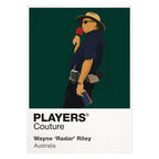 Wayne Radar Riley Golf Icon Frame Men's Polo Shirt