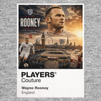 Wayne Rooney England Atlas Frame artwork by Players Couture