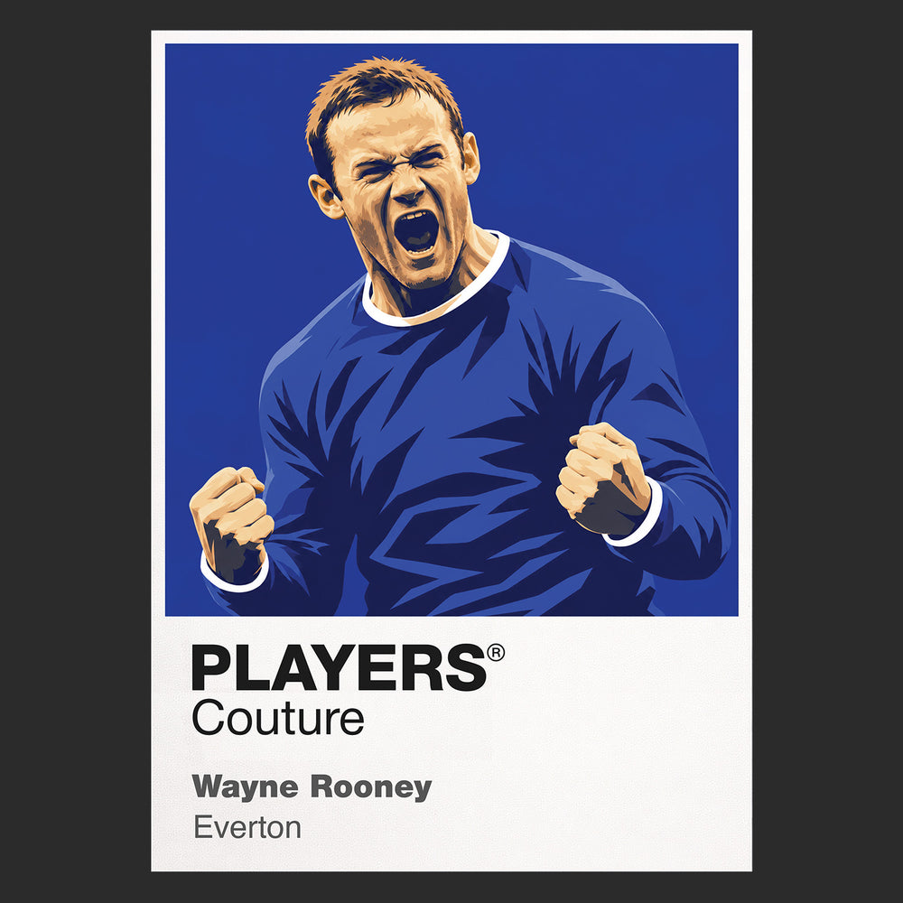 Wayne Rooney Everton Icon Frame — Black