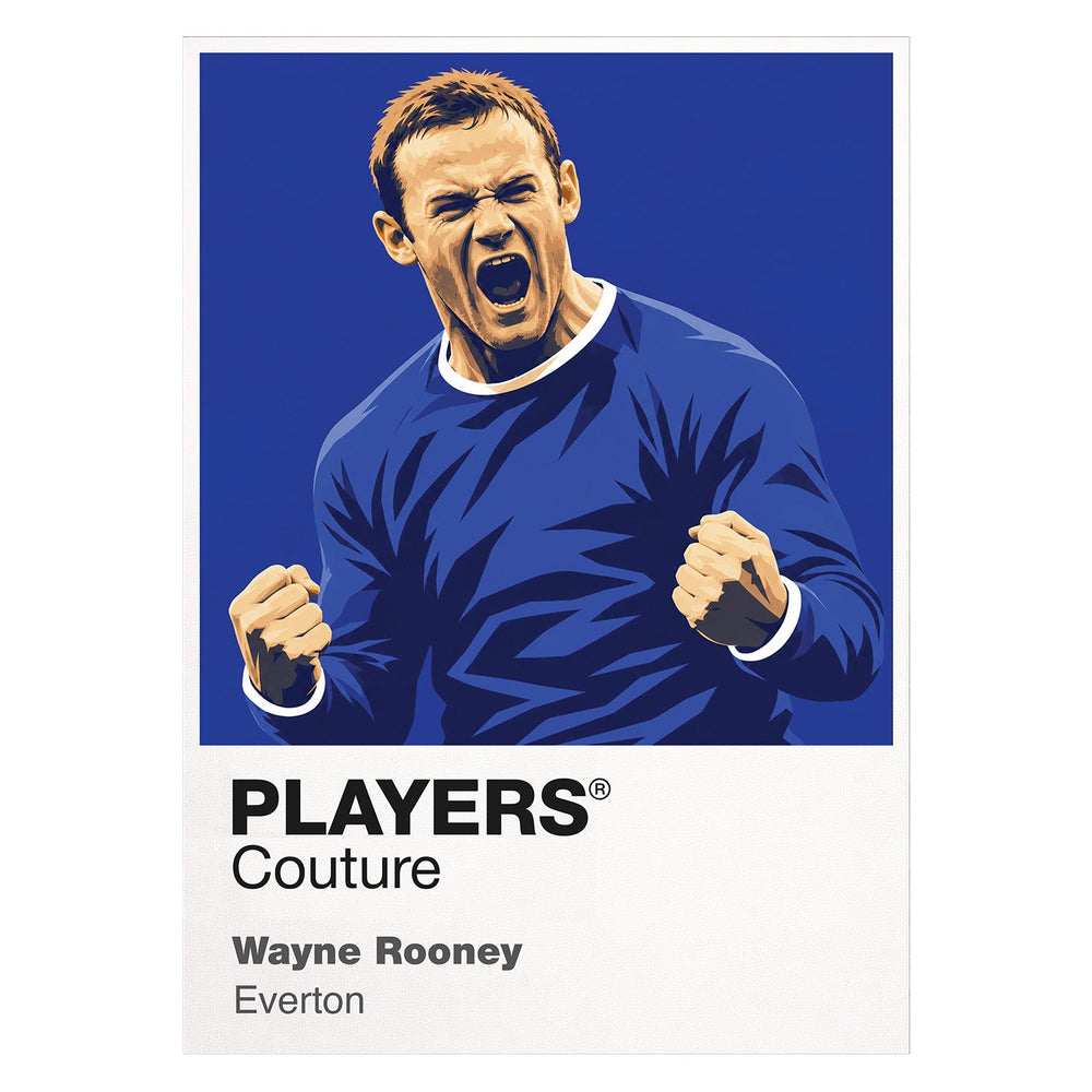 Wayne Rooney Everton Icon Frame — White