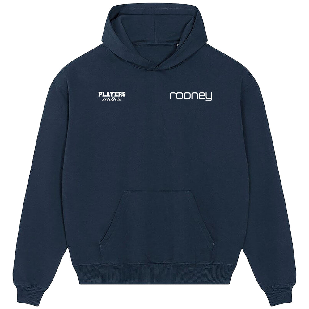 Wayne Rooney Logo Players Couture Men's Casual Hoodie Navy