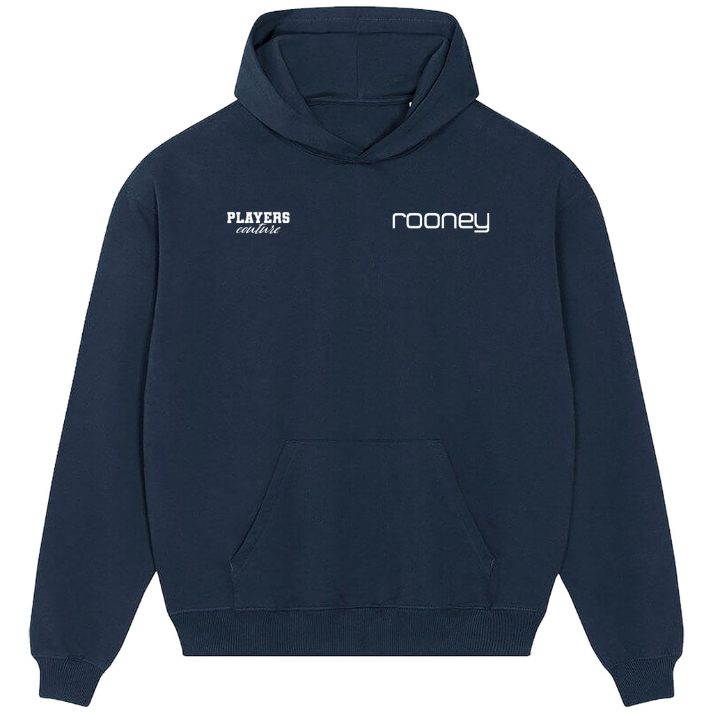 Wayne Rooney Logo Players Couture Men's Casual Hoodie Navy