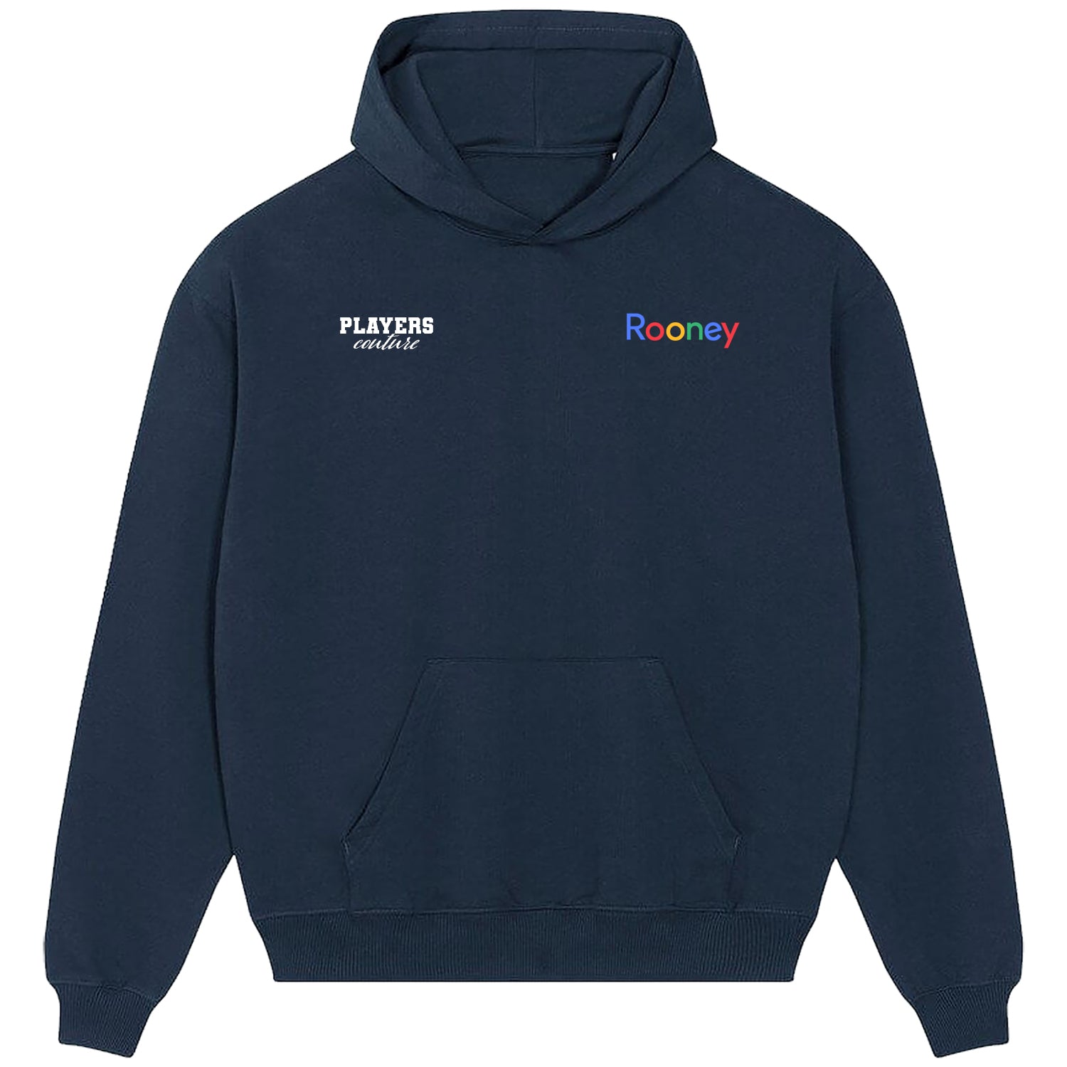Wayne Rooney Logo 2 Players Couture Men's Casual Hoodie Navy