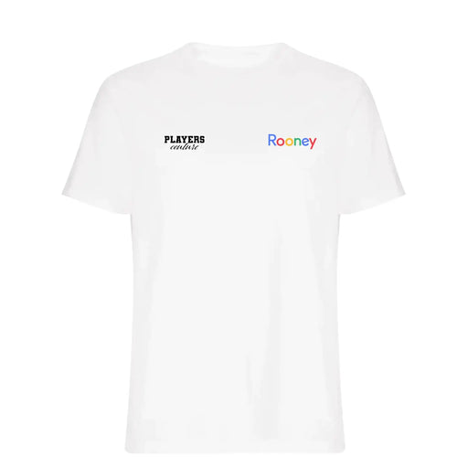 Wayne Rooney Logo Players Couture Mens T-Shirt White
