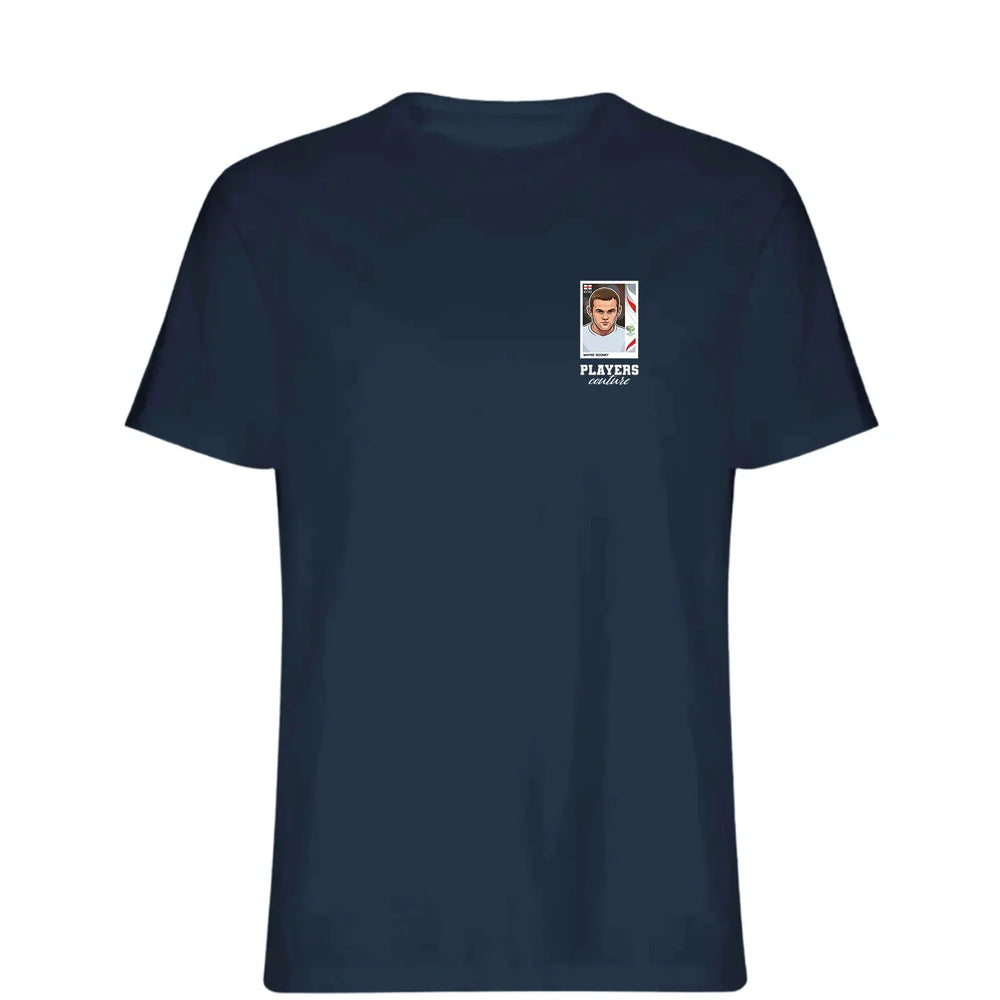 Wayne Rooney World Cup t-shirt – navy men's t-shirt featuring the Wayne Rooney World Cup Players Couture logo