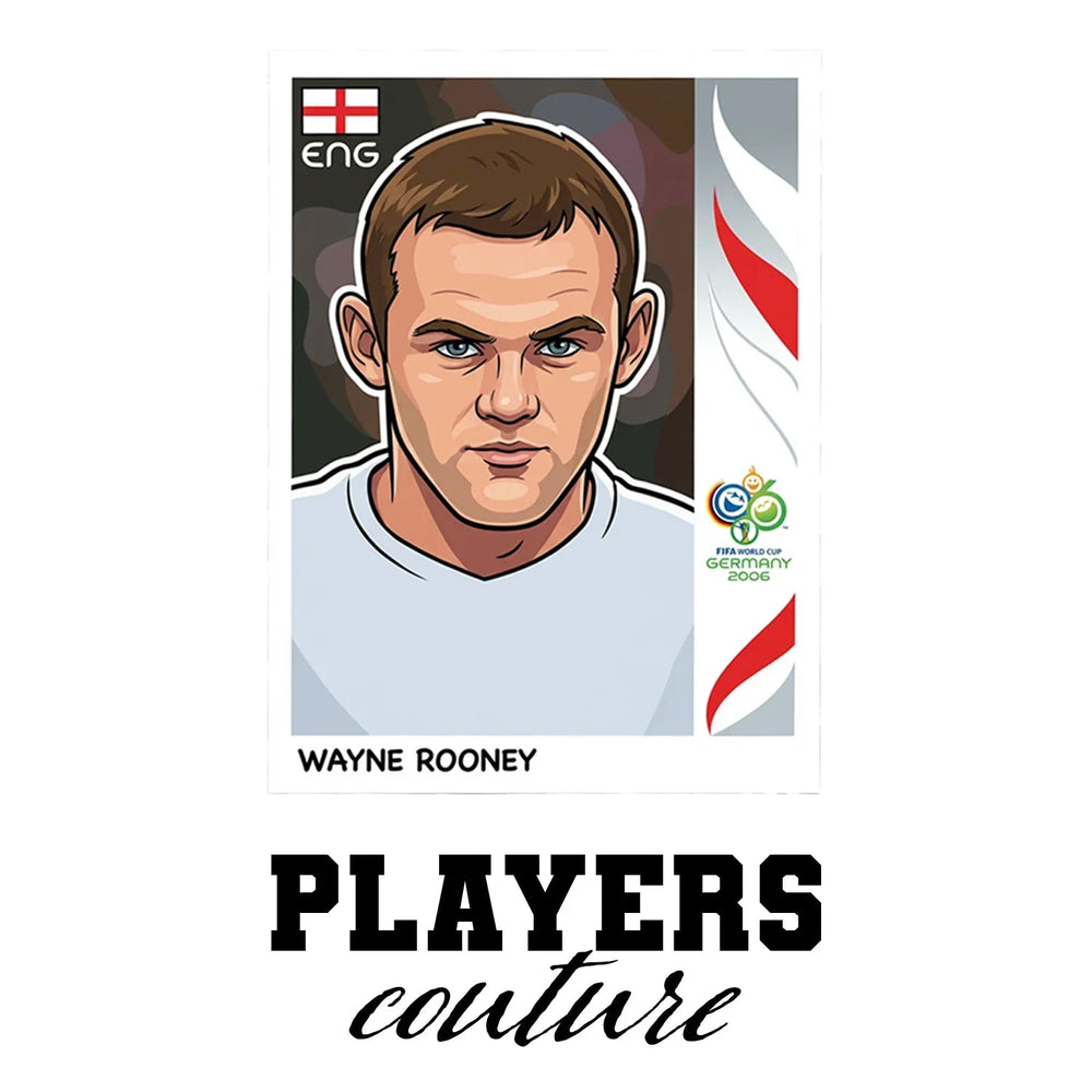 Wayne Rooney World Cup Sticker Men's Hoodie – wayne rooney white Players Couture design